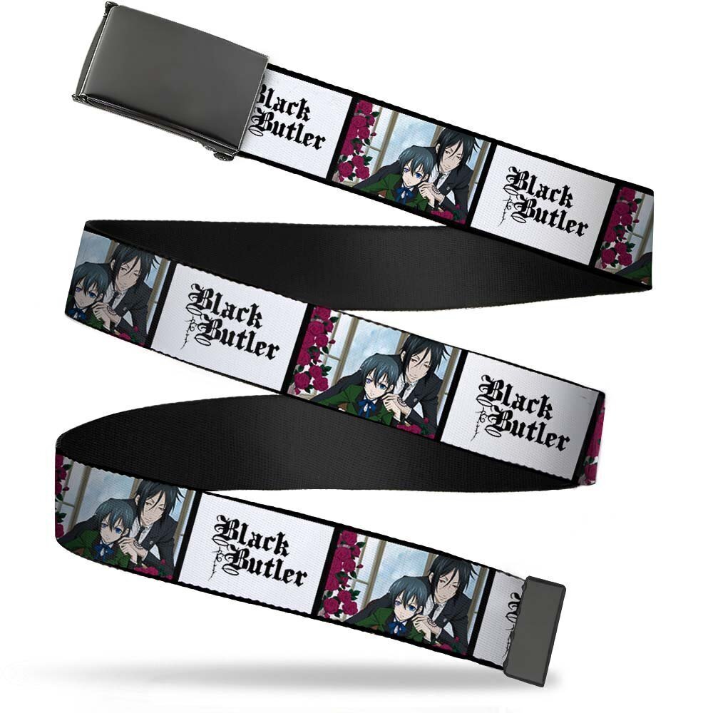 7961 Unisex-Adult's Web Belt Black Butler 1.25", Multicolor, Regular